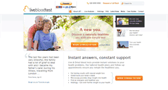 Desktop Screenshot of livebloodtest.com